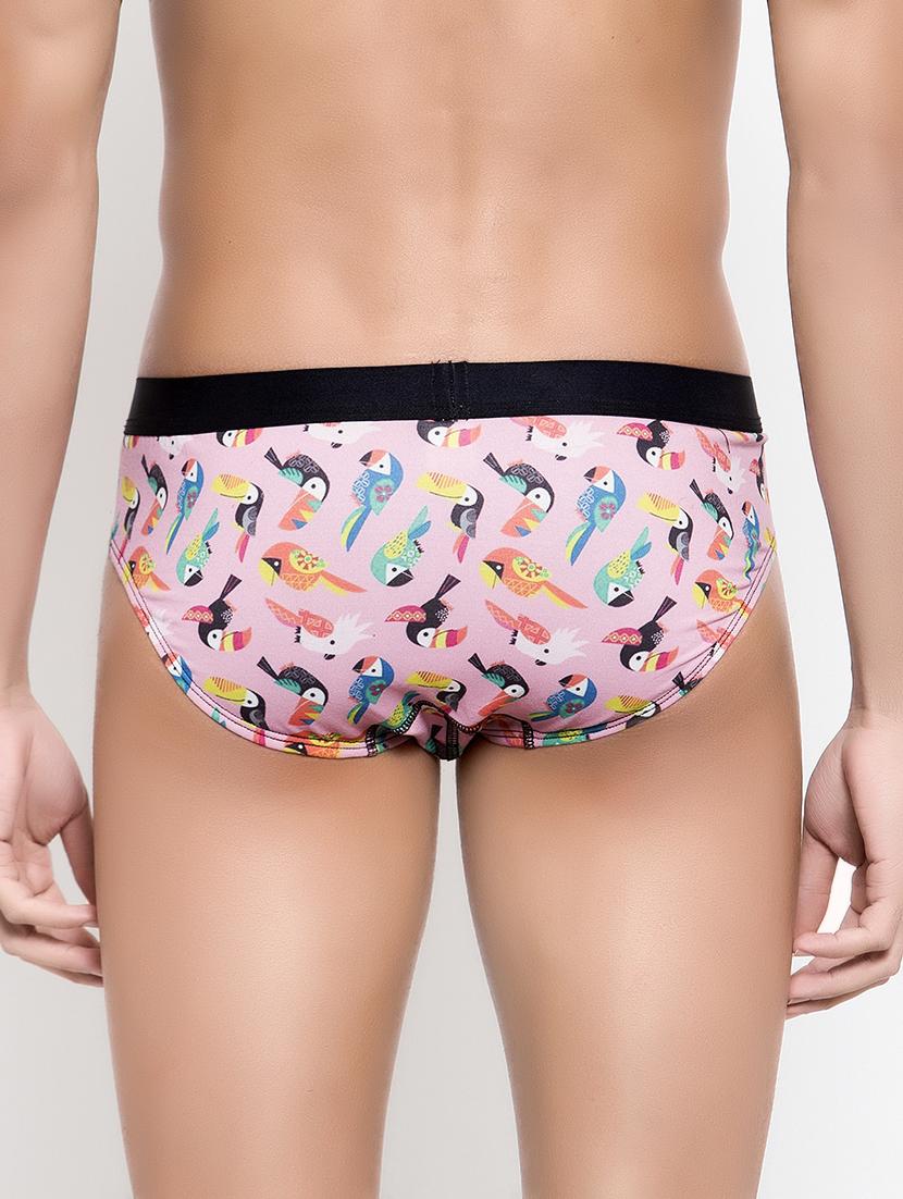pink printed hipster brief - 16953180 - Zoom Image - 2