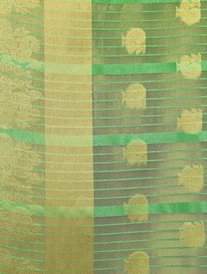 self design banarasi saree with blouse - 16953205 - Standard Image - 4