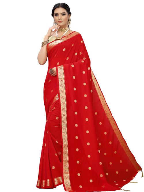 self design banarasi saree with blouse - 16953211 - Standard Image - 1