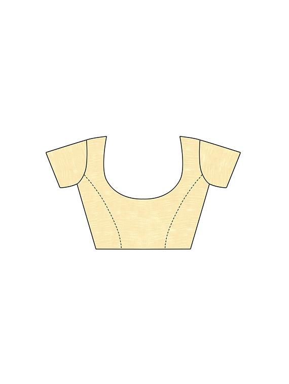 self design banarasi saree with blouse - 16953211 - Zoom Image - 3