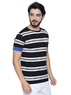 black striped pocket t-shirt - 16953401 - Standard Image - 2