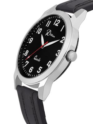 d'milano men royal black elite analog watch - 16953427 - Standard Image - 2