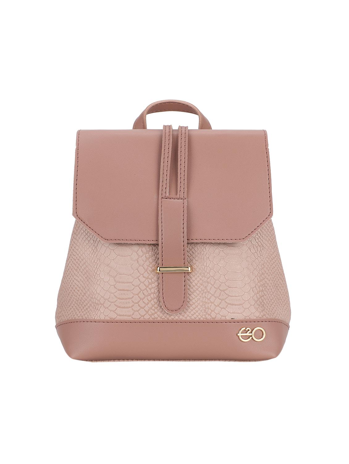 pink leatherette (pu) regular backpack - 16953580 - Zoom Image - 1