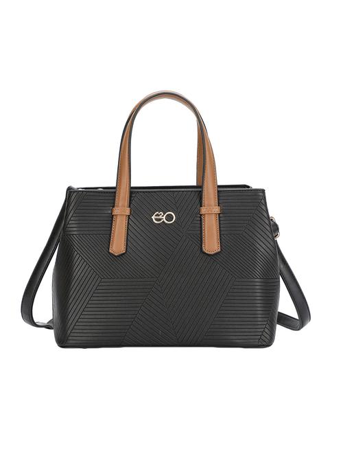 black leatherette (pu) regular handbag - 16953588 - Standard Image - 1