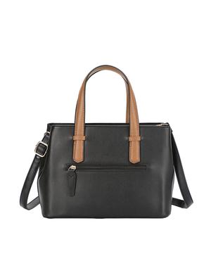 black leatherette (pu) regular handbag - 16953588 - Standard Image - 2