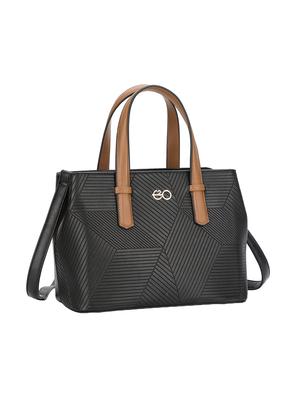 black leatherette (pu) regular handbag - 16953588 - Standard Image - 4