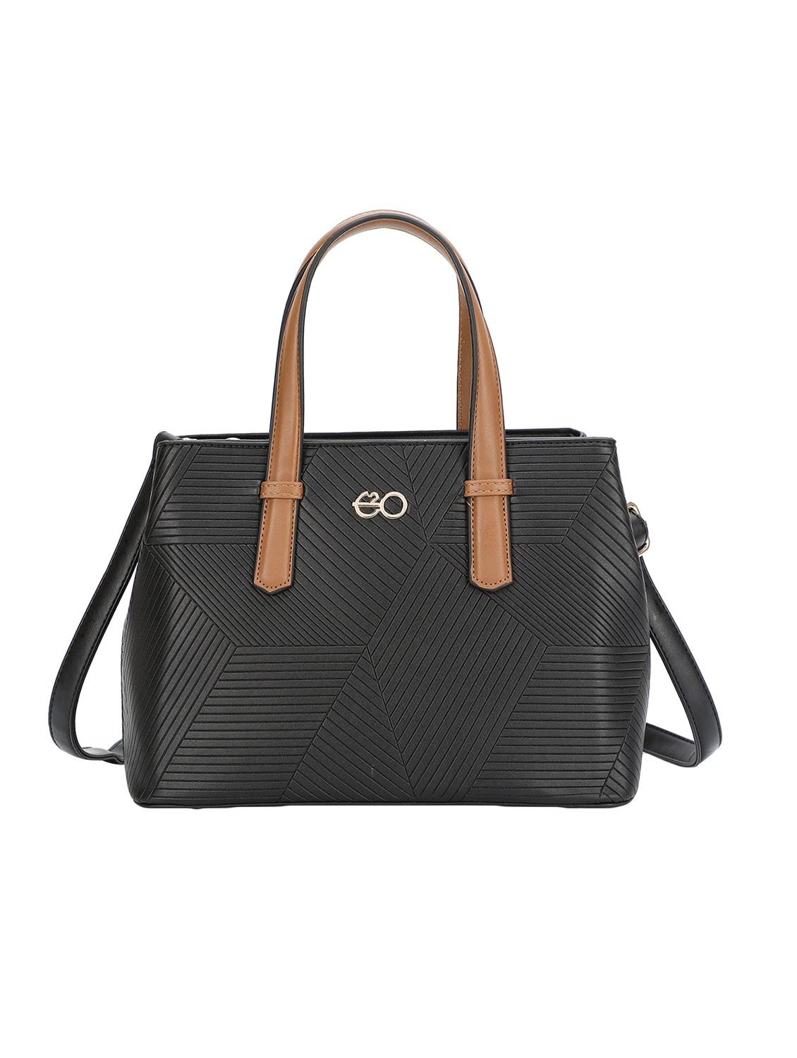 black leatherette (pu) regular handbag - 16953588 - Zoom Image - 1