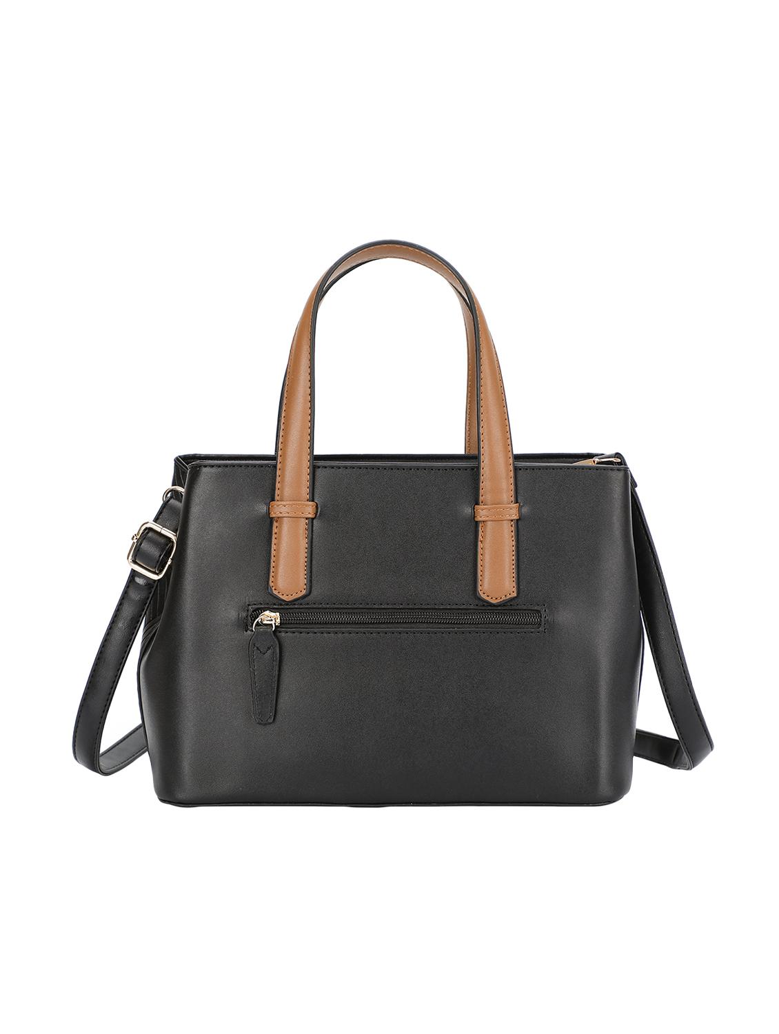 black leatherette (pu) regular handbag - 16953588 - Zoom Image - 2