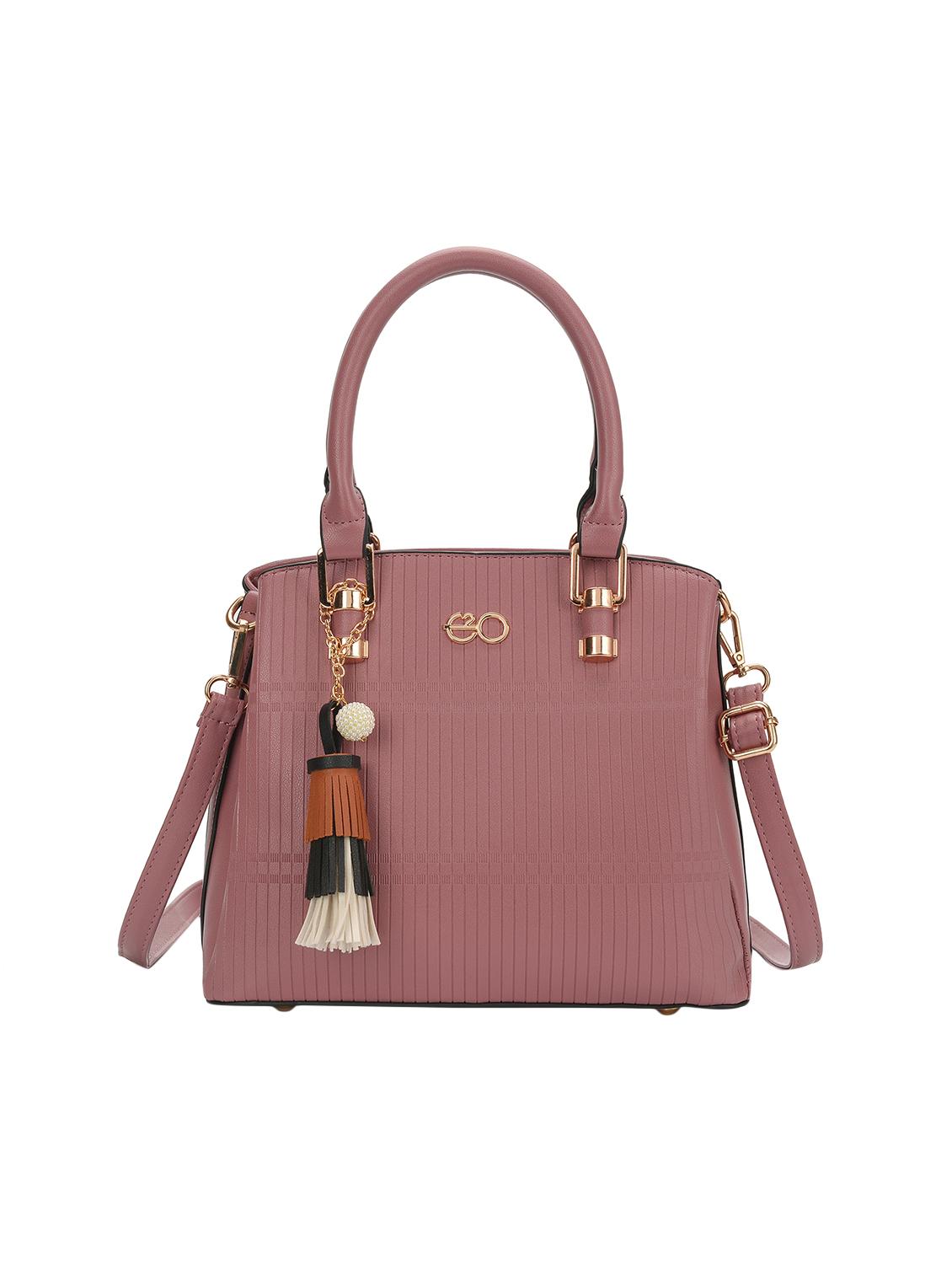 pink leatherette (pu) regular handbag - 16953592 - Zoom Image - 1