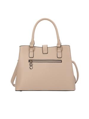 pink leatherette (pu) regular handbag - 16953599 - Standard Image - 2