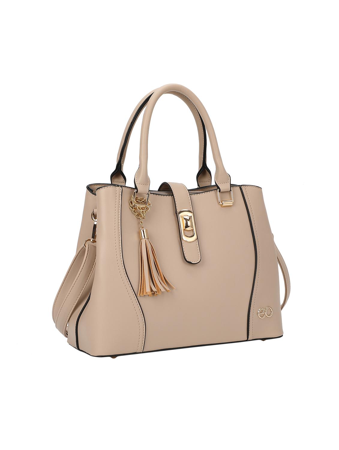 pink leatherette (pu) regular handbag - 16953599 - Zoom Image - 4