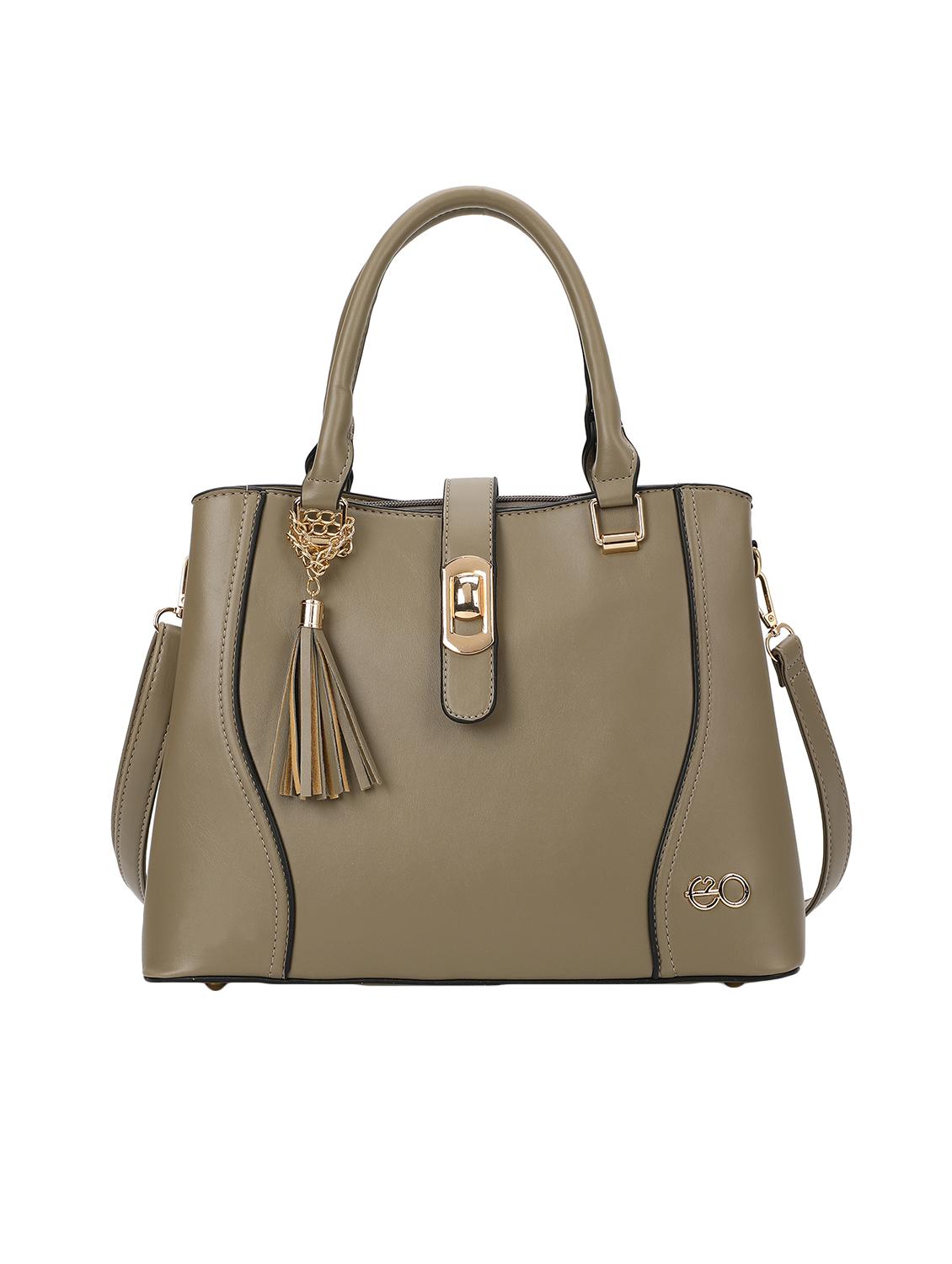 grey leatherette (pu) regular handbag - 16953601 - Zoom Image - 1
