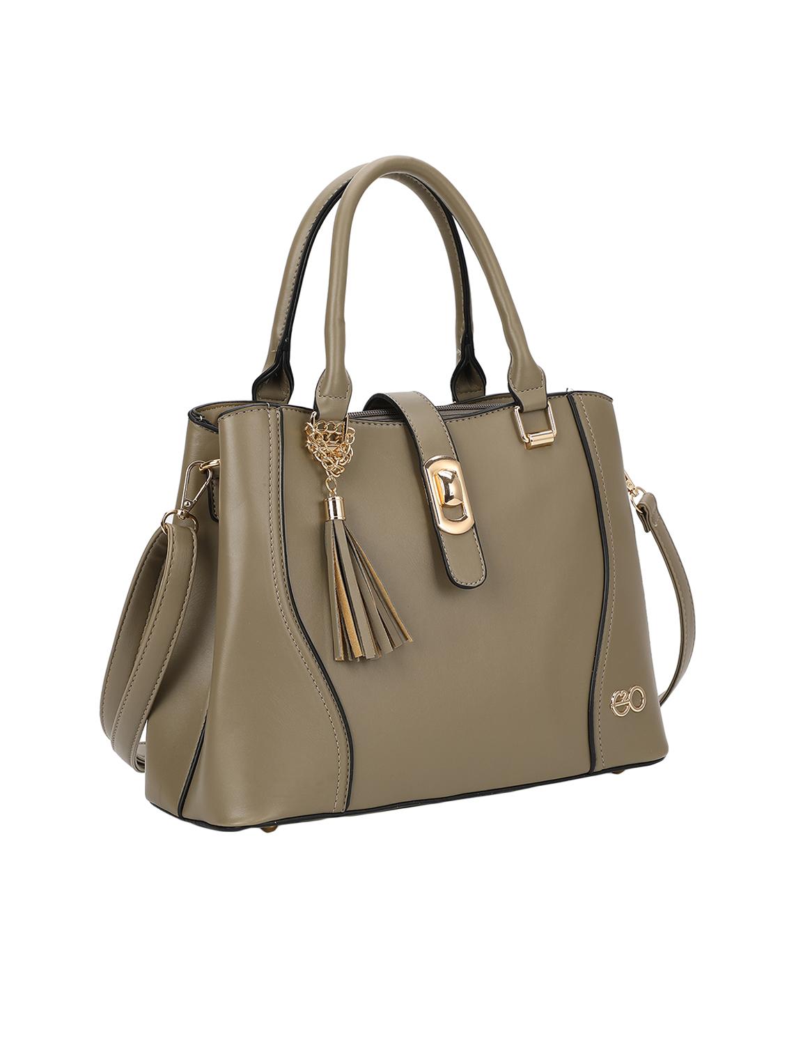 grey leatherette (pu) regular handbag - 16953601 - Zoom Image - 4