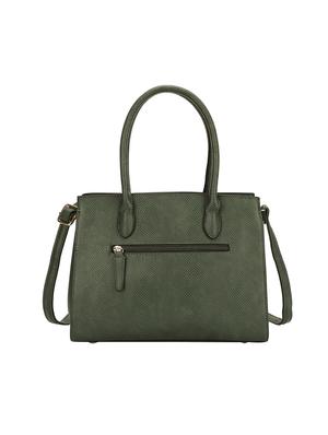green leatherette (pu) regular satchel - 16953604 - Standard Image - 2