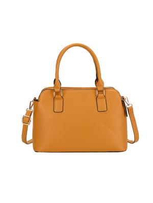 tan leatherette (pu) regular handbag - 16953616 - Standard Image - 2