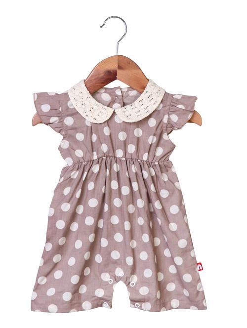 grey cotton rompers onesies - 16953650 - Standard Image - 1