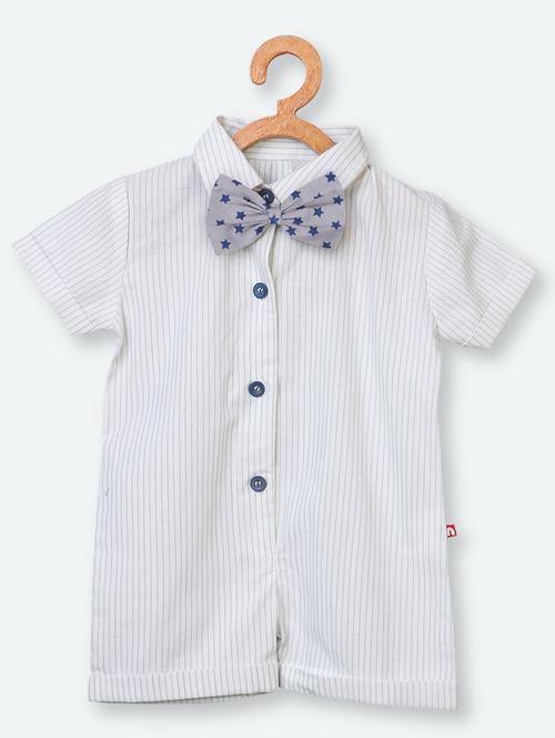 white cotton rompers onesies - 16953652 - Standard Image - 1