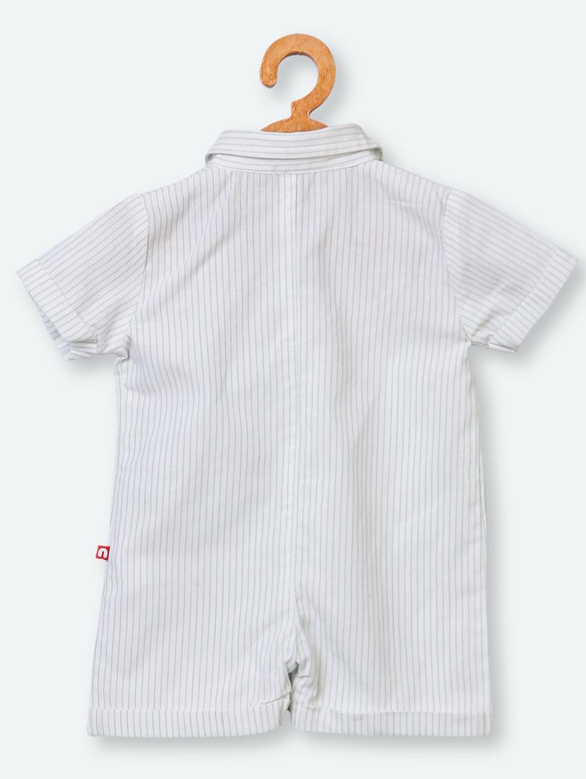 white cotton rompers onesies - 16953652 - Zoom Image - 2