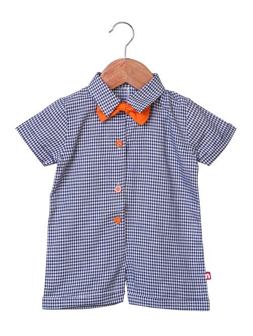 dark blue cotton rompers onesies - 16953653 - Standard Image - 1