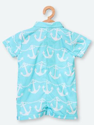 blue cotton rompers romper - 16953654 - Standard Image - 2