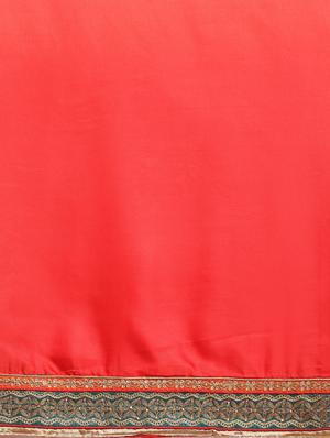 half & half embroidered saree with blouse - 16953656 - Standard Image - 6