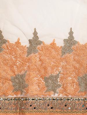 tonal embroidered saree with blouse - 16953670 - Standard Image - 6