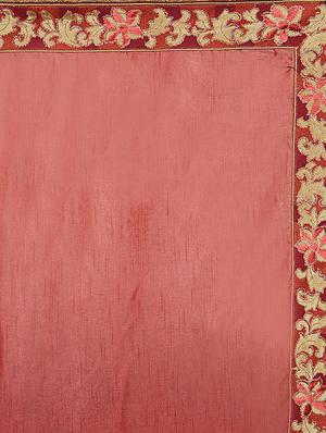 half & half embroidered saree with blouse - 16953684 - Standard Image - 4