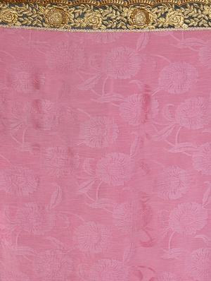 half & half embroidered saree with blouse - 16953686 - Standard Image - 4