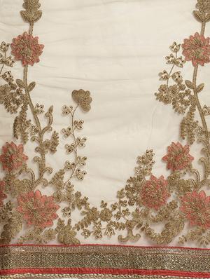 pastel embroidered saree with blouse - 16953697 - Standard Image - 6