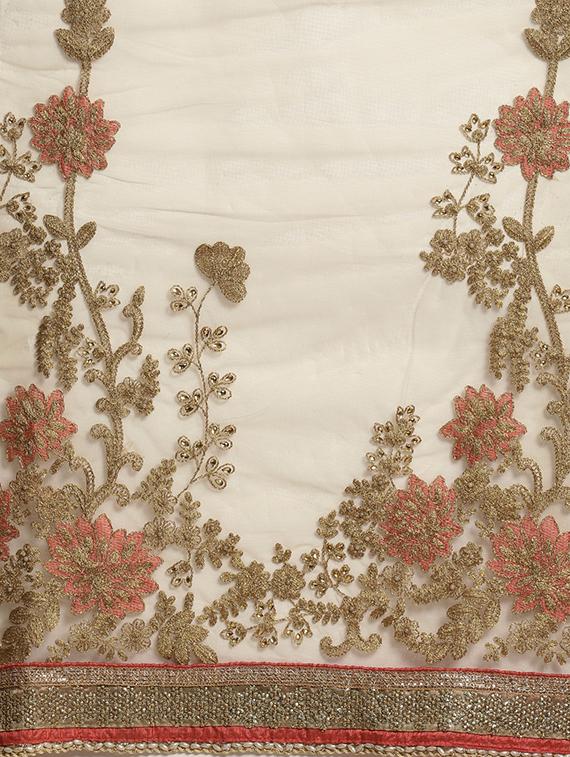 pastel embroidered saree with blouse - 16953697 - Zoom Image - 6