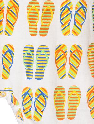 multi colored cotton rompers - 16953731 - Standard Image - 3
