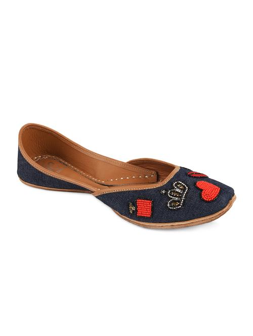 blue slip on jutis - 16953788 - Standard Image - 1