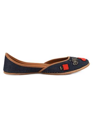 blue slip on jutis - 16953788 - Standard Image - 2