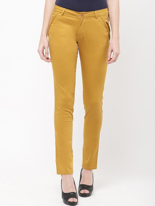 mid rise flat front trouser - 16953862 - Standard Image - 1