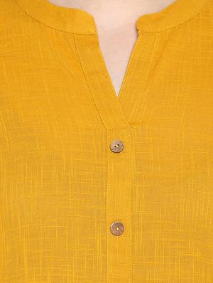 solid straight kurta - 16953869 - Standard Image - 4