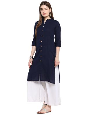 solid straight kurta - 16953871 - Standard Image - 2