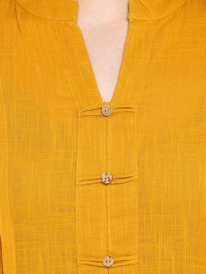 solid straight kurta - 16953875 - Standard Image - 4