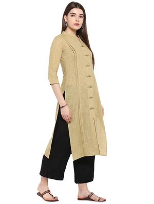 solid straight kurta - 16953878 - Standard Image - 2