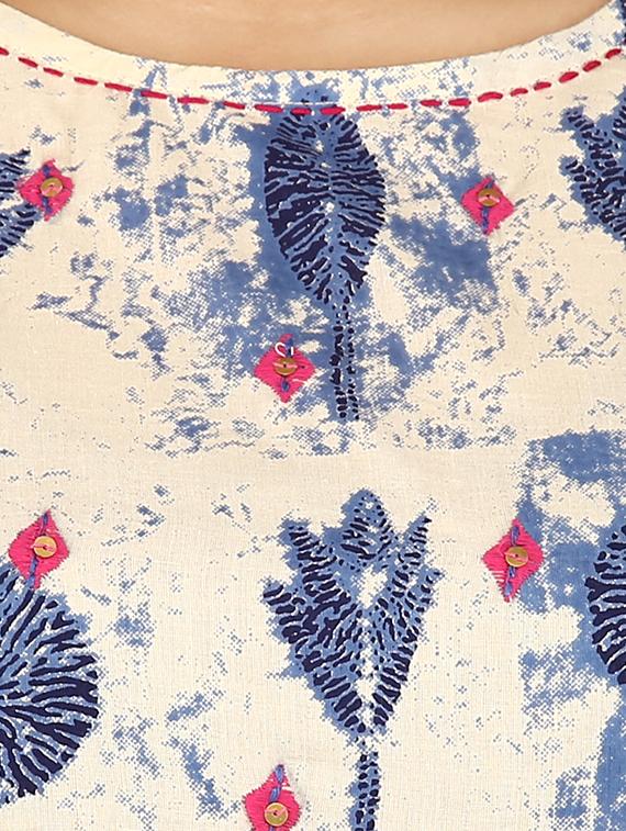 printed straight kurta - 16953892 - Zoom Image - 4