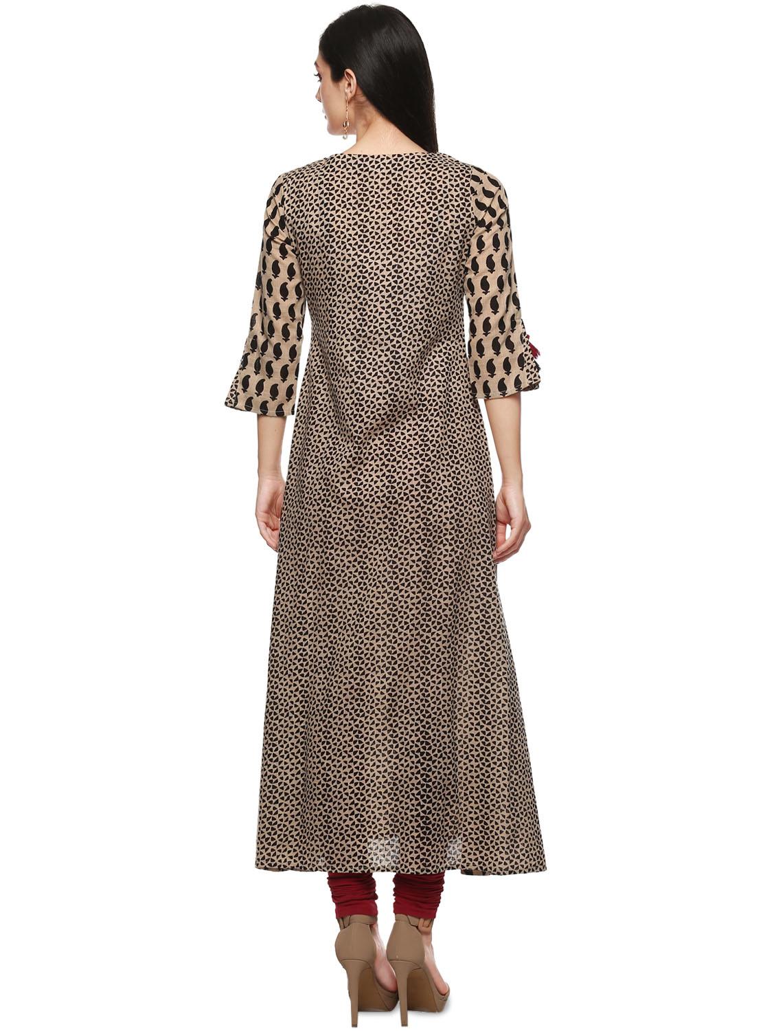 paisley a-line kurta - 16953900 - Zoom Image - 4