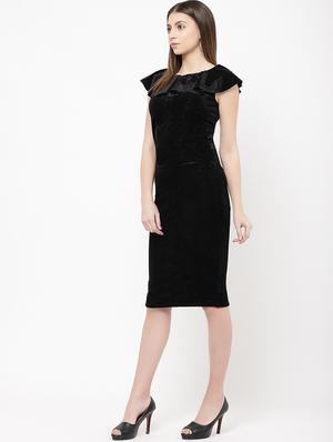 frill detail bodycon dress - 16953903 - Standard Image - 2