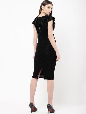 frill detail bodycon dress - 16953903 - Standard Image - 3