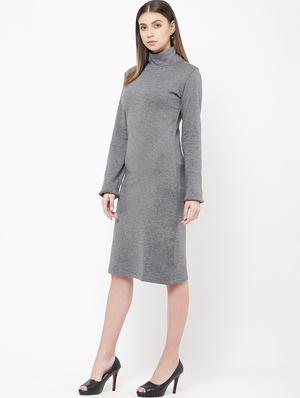 turtle neck bodycon dress - 16953905 - Standard Image - 2