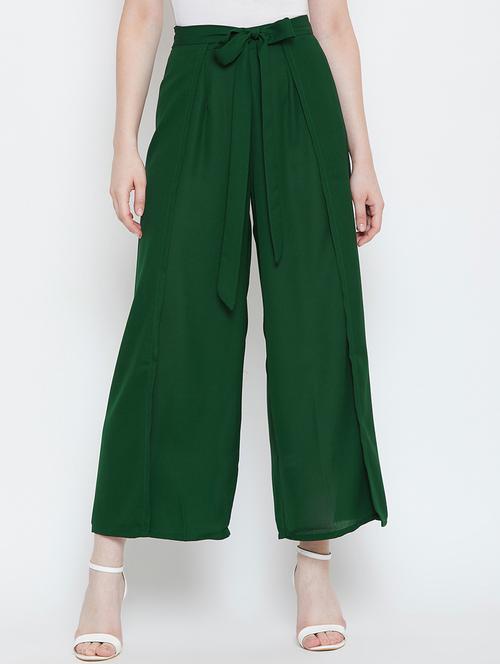 tie up waist pleated trouser - 16954046 - Very Small Image - 1