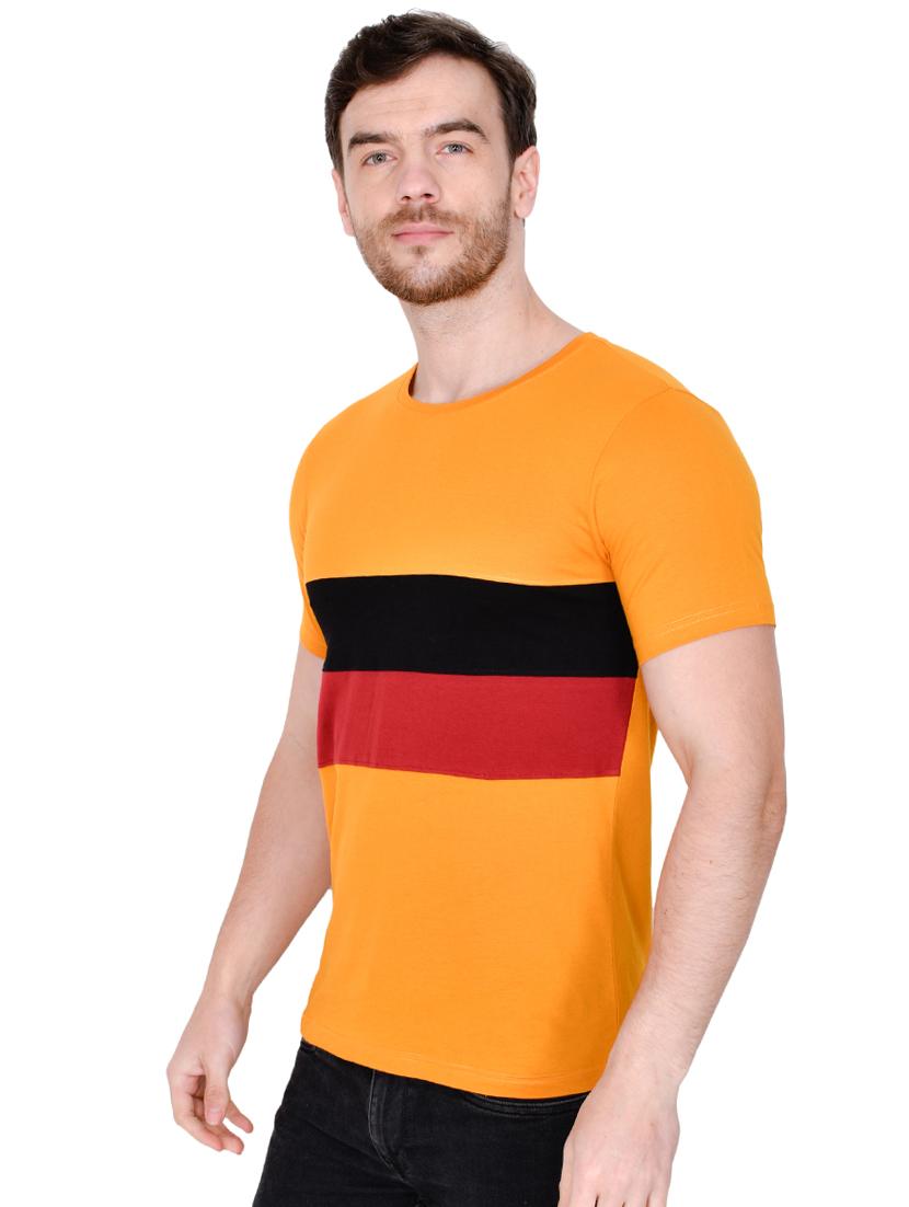 yellow striped t-shirt - 16954142 - Zoom Image - 2