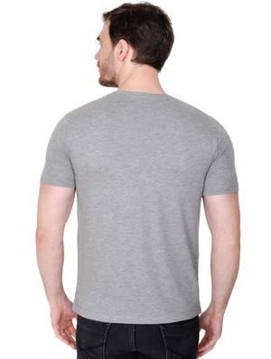 grey typographic chest print t-shirt - 16954144 - Standard Image - 3
