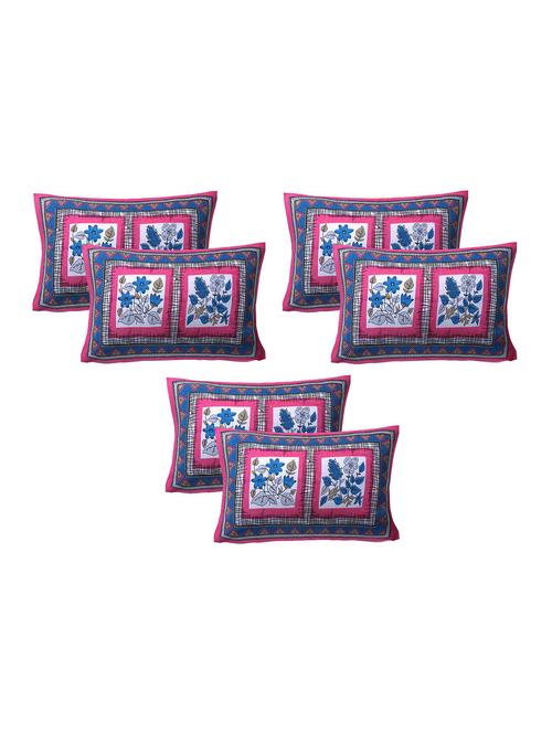 cotton printed pillow covers 3 sets (6 pieces) - 16954176 - Very Small Image - 1