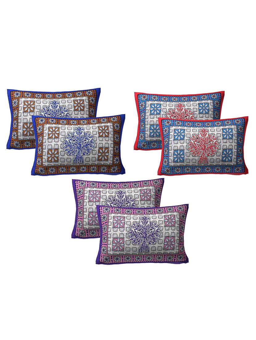 cotton printed pillow covers 3 sets (6 pieces) - 16954185 - Zoom Image - 1