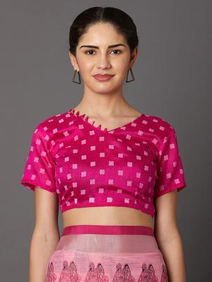 conversational printed saree with blouse - 16954229 - Standard Image - 3