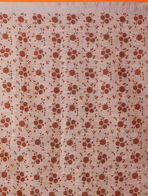 floral printed saree with blouse - 16954230 - Standard Image - 4